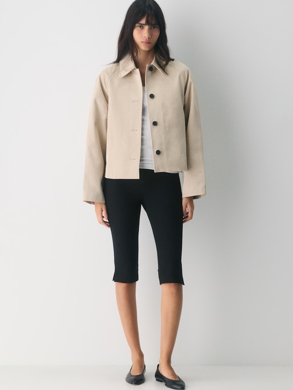NWT Aritzia Babaton Skyline Capri Navy